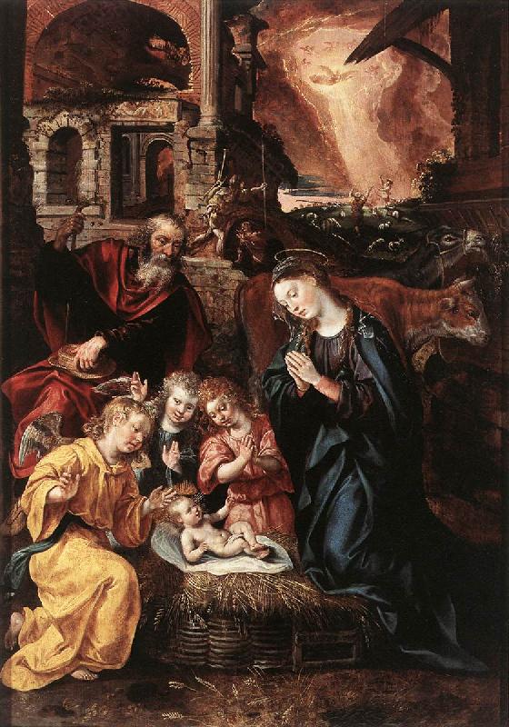 VOS, Marten de Nativity  ery France oil painting art
